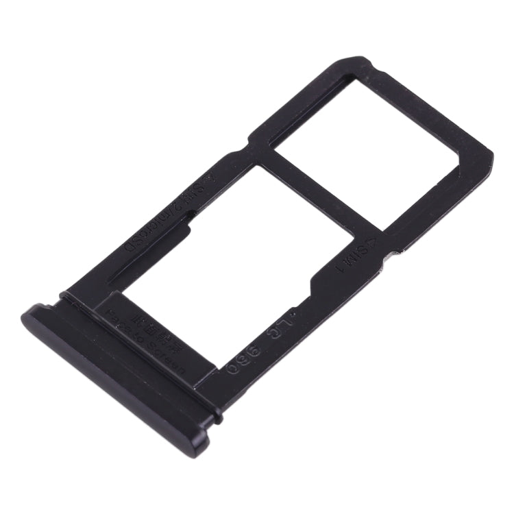 For OPPO R15 SIM Card Tray + SIM Card Tray / Micro SD Card Tray (Black) - Card Tray by buy2fix | Online Shopping UK | buy2fix