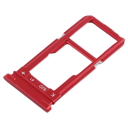 For OPPO R15 SIM Card Tray + SIM Card Tray / Micro SD Card Tray (Red) - Card Tray by buy2fix | Online Shopping UK | buy2fix