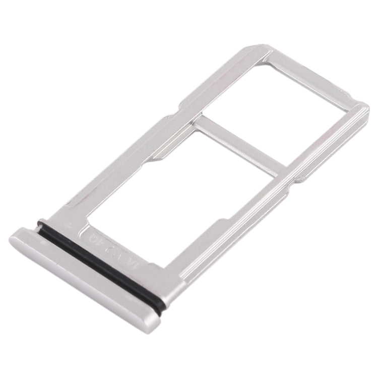 For OPPO R15 SIM Card Tray + SIM Card Tray / Micro SD Card Tray (Silver) - Card Tray by buy2fix | Online Shopping UK | buy2fix