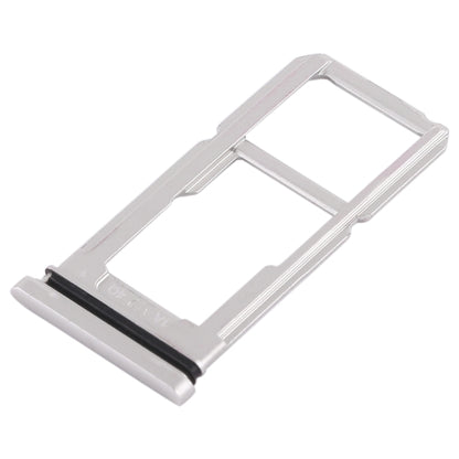For OPPO R15 SIM Card Tray + SIM Card Tray / Micro SD Card Tray (Silver) - Card Tray by buy2fix | Online Shopping UK | buy2fix