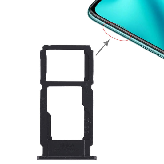 For OPPO R11 Plus SIM Card Tray + SIM Card Tray / Micro SD Card Tray (Black) - Card Tray by buy2fix | Online Shopping UK | buy2fix