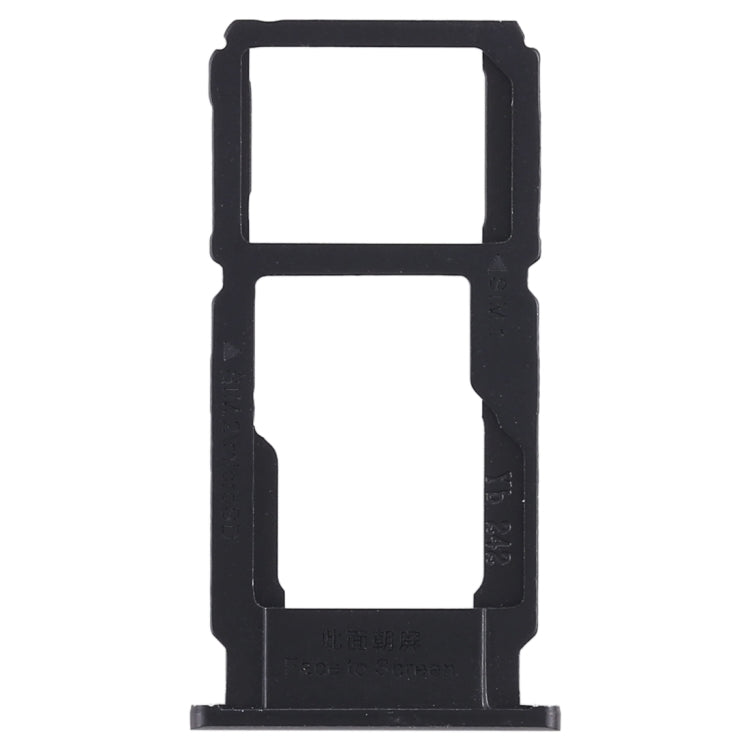 For OPPO R11 Plus SIM Card Tray + SIM Card Tray / Micro SD Card Tray (Black) - Card Tray by buy2fix | Online Shopping UK | buy2fix