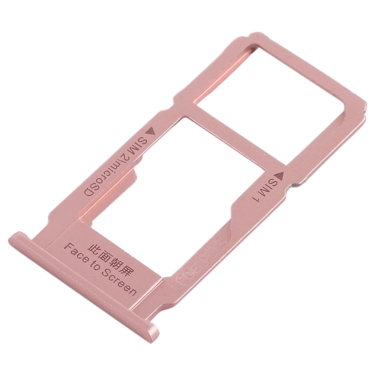 For OPPO R11 Plus SIM Card Tray + SIM Card Tray / Micro SD Card Tray (Rose Gold) - Card Tray by buy2fix | Online Shopping UK | buy2fix