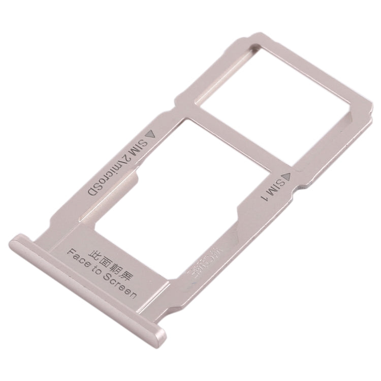 For OPPO R11 Plus SIM Card Tray + SIM Card Tray / Micro SD Card Tray (Silver) - Card Tray by buy2fix | Online Shopping UK | buy2fix
