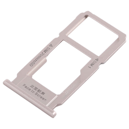 For OPPO R11 Plus SIM Card Tray + SIM Card Tray / Micro SD Card Tray (Silver) - Card Tray by buy2fix | Online Shopping UK | buy2fix