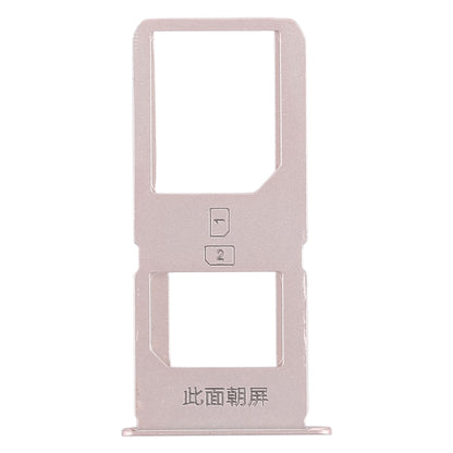 For Vivo X6S Plus 2 x SIM Card Tray (Gold) - Card Tray by buy2fix | Online Shopping UK | buy2fix