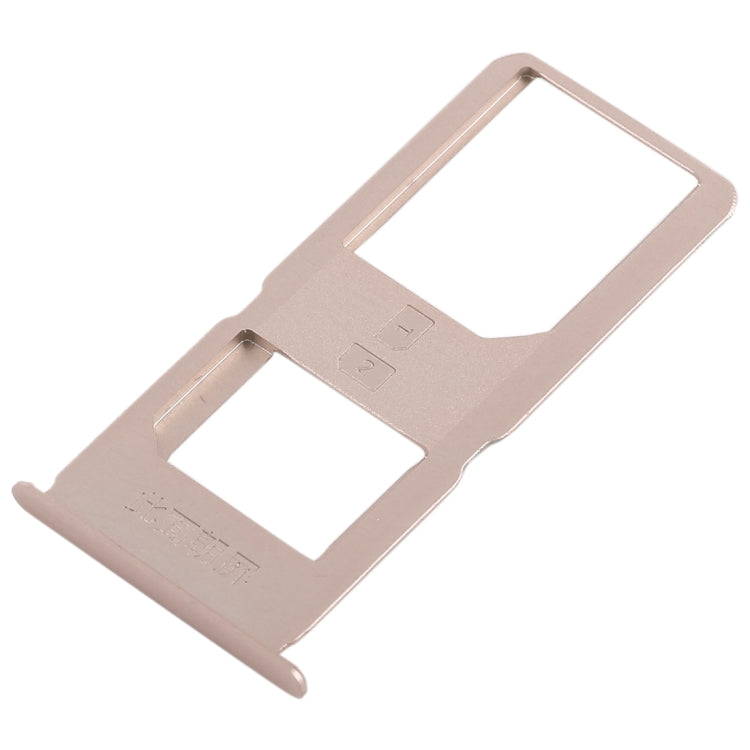 For Vivo X6S Plus 2 x SIM Card Tray (Gold) - Card Tray by buy2fix | Online Shopping UK | buy2fix