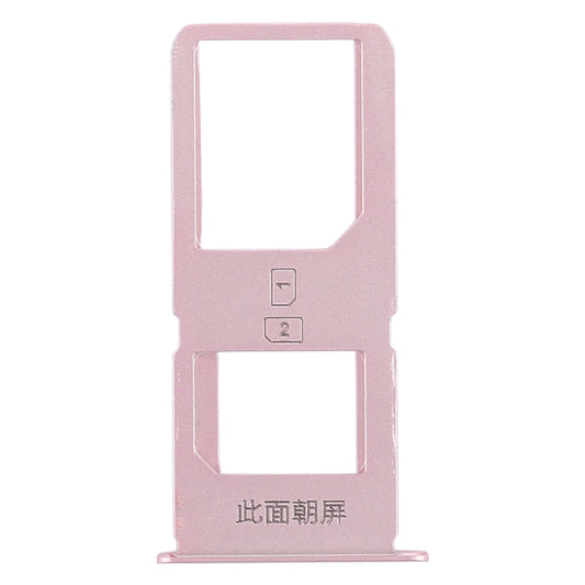For Vivo X6S Plus 2 x SIM Card Tray (Rose Gold) - Card Tray by buy2fix | Online Shopping UK | buy2fix