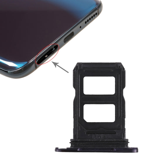 For OPPO R17 Pro 2 x SIM Card Tray (Black) - Card Tray by buy2fix | Online Shopping UK | buy2fix