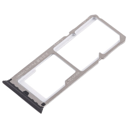 For OPPO A77 2 x SIM Card Tray + Micro SD Card Tray (Black) - Card Tray by buy2fix | Online Shopping UK | buy2fix
