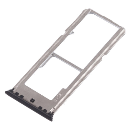 For OPPO A77 2 x SIM Card Tray + Micro SD Card Tray (Black) - Card Tray by buy2fix | Online Shopping UK | buy2fix