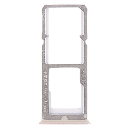 For OPPO A77 2 x SIM Card Tray + Micro SD Card Tray (Rose Gold) - Card Tray by buy2fix | Online Shopping UK | buy2fix