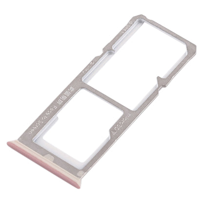 For OPPO A77 2 x SIM Card Tray + Micro SD Card Tray (Rose Gold) - Card Tray by buy2fix | Online Shopping UK | buy2fix