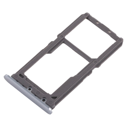 For Vivo X21 SIM Card Tray + SIM Card Tray / Micro SD Card Tray (Silver) - Card Tray by buy2fix | Online Shopping UK | buy2fix