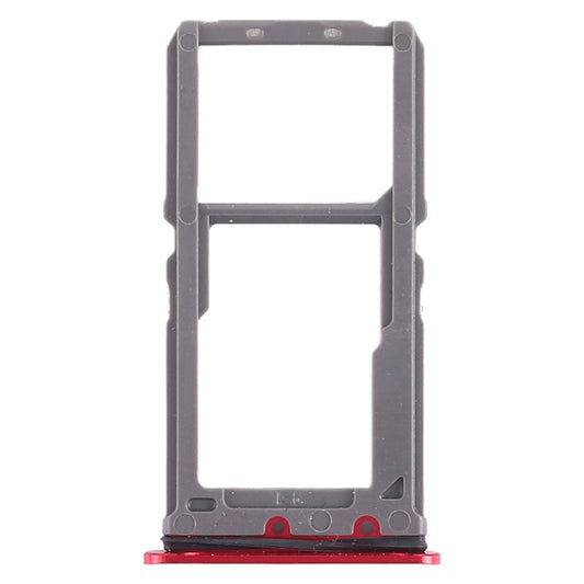 For Vivo X21 SIM Card Tray + SIM Card Tray / Micro SD Card Tray (Red) - Card Tray by buy2fix | Online Shopping UK | buy2fix