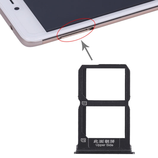 For Vivo X9 2 x SIM Card Tray (Black) - Card Tray by buy2fix | Online Shopping UK | buy2fix