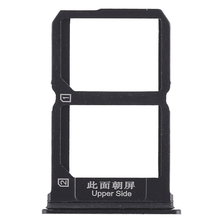 For Vivo X9 2 x SIM Card Tray (Black) - Card Tray by buy2fix | Online Shopping UK | buy2fix