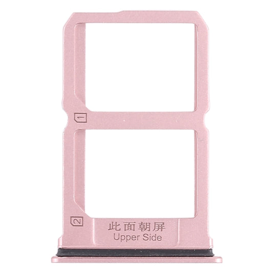 For Vivo X9 2 x SIM Card Tray (Rose Gold) - Card Tray by buy2fix | Online Shopping UK | buy2fix