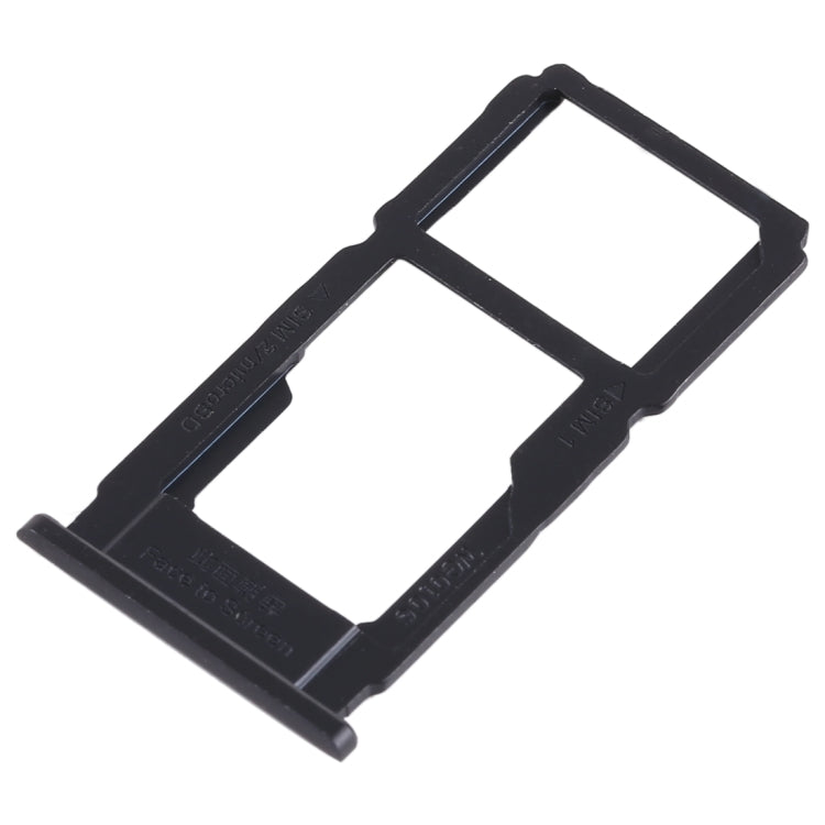 For OPPO R11s Plus SIM Card Tray + SIM Card Tray / Micro SD Card Tray (Black) - Card Tray by buy2fix | Online Shopping UK | buy2fix
