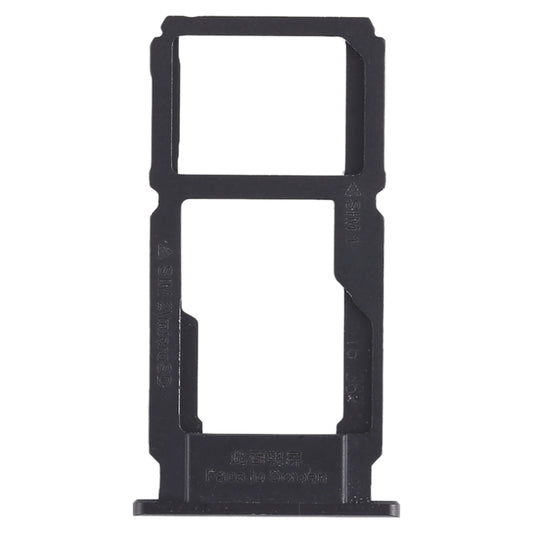 For OPPO R11 SIM Card Tray + SIM Card Tray / Micro SD Card Tray (Black) - Card Tray by buy2fix | Online Shopping UK | buy2fix