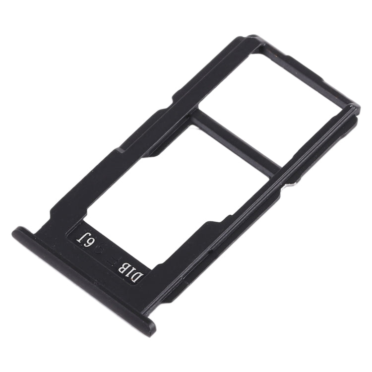 For OPPO R11 SIM Card Tray + SIM Card Tray / Micro SD Card Tray (Black) - Card Tray by buy2fix | Online Shopping UK | buy2fix