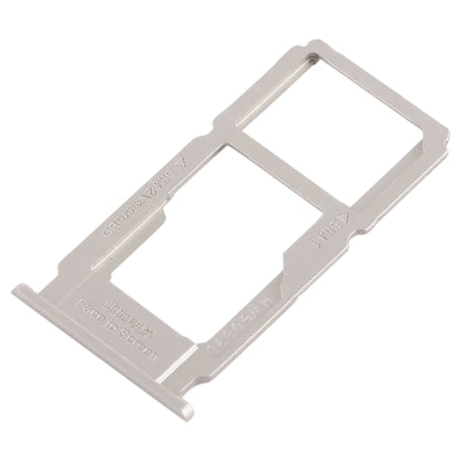 For OPPO R11 SIM Card Tray + SIM Card Tray / Micro SD Card Tray (Silver) - Card Tray by buy2fix | Online Shopping UK | buy2fix