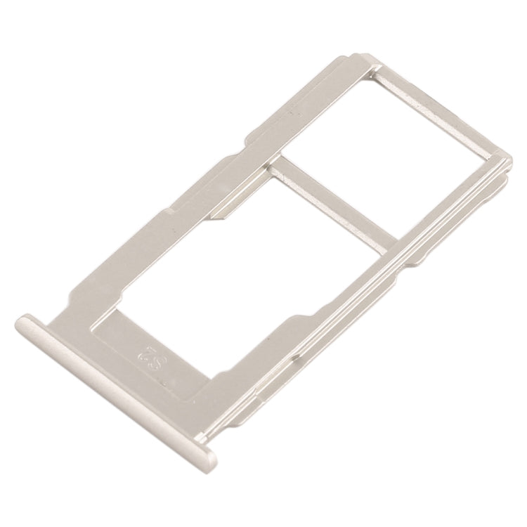 For OPPO R11 SIM Card Tray + SIM Card Tray / Micro SD Card Tray (Silver) - Card Tray by buy2fix | Online Shopping UK | buy2fix