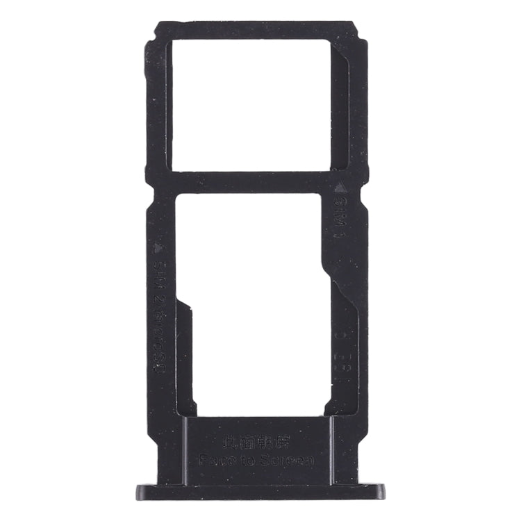 For OPPO R11s SIM Card Tray + SIM Card Tray / Micro SD Card Tray (Black) - Card Tray by buy2fix | Online Shopping UK | buy2fix