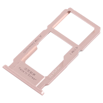 For OPPO R11s SIM Card Tray + SIM Card Tray / Micro SD Card Tray (Rose Gold) - Card Tray by buy2fix | Online Shopping UK | buy2fix