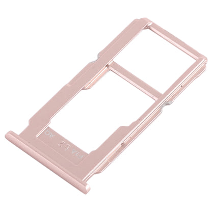For OPPO R11s SIM Card Tray + SIM Card Tray / Micro SD Card Tray (Rose Gold) - Card Tray by buy2fix | Online Shopping UK | buy2fix