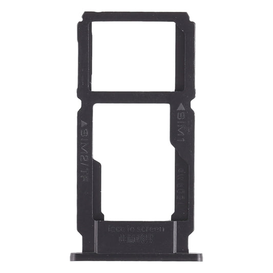 For OPPO R9sk SIM Card Tray + SIM Card Tray / Micro SD Card Tray (Black) - Card Tray by buy2fix | Online Shopping UK | buy2fix