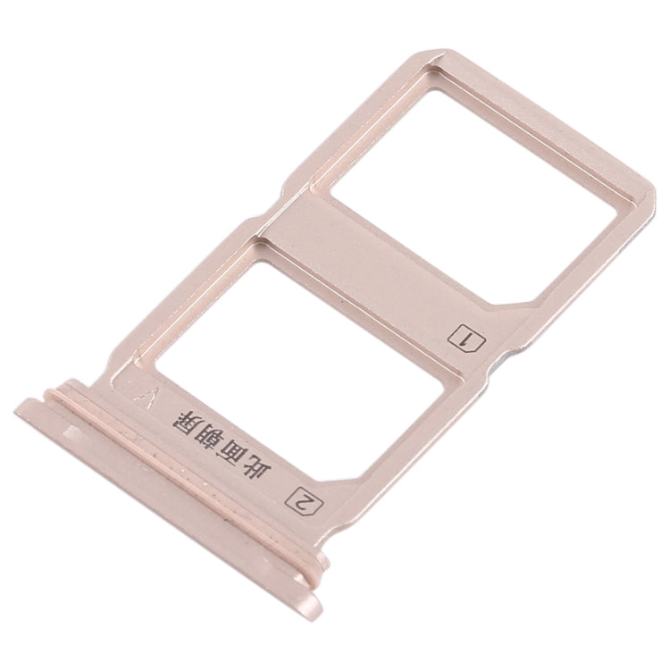 For Vivo Xplay6 2 x SIM Card Tray (Gold) - Card Tray by buy2fix | Online Shopping UK | buy2fix