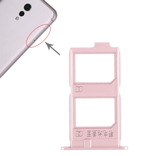 For Vivo Xplay6 2 x SIM Card Tray (Rose Gold) - Card Tray by buy2fix | Online Shopping UK | buy2fix
