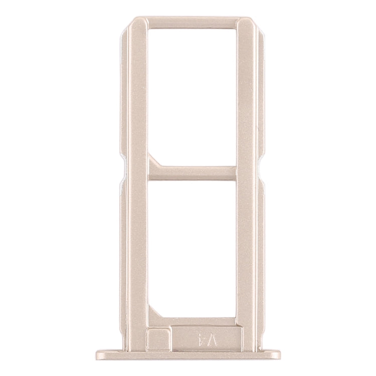 For Vivo X7 2 x SIM Card Tray (Gold) - Card Tray by buy2fix | Online Shopping UK | buy2fix