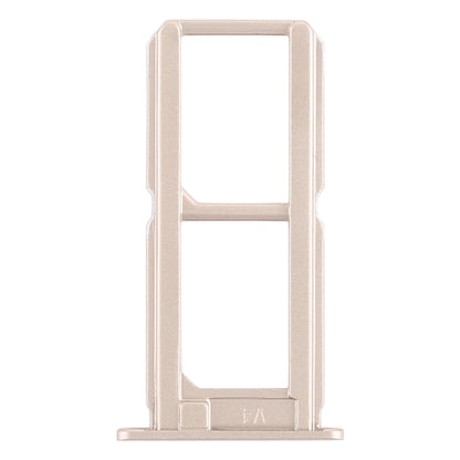 For Vivo X7 2 x SIM Card Tray (Gold) - Card Tray by buy2fix | Online Shopping UK | buy2fix
