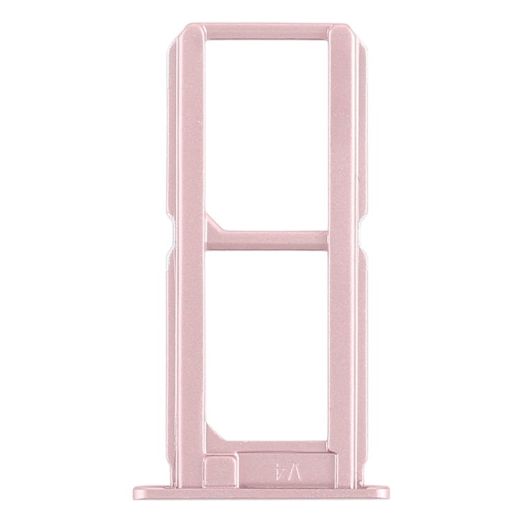 For Vivo X7 2 x SIM Card Tray (Rose Gold) - Card Tray by buy2fix | Online Shopping UK | buy2fix