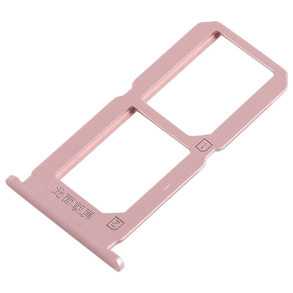 For Vivo X7 2 x SIM Card Tray (Rose Gold) - Card Tray by buy2fix | Online Shopping UK | buy2fix