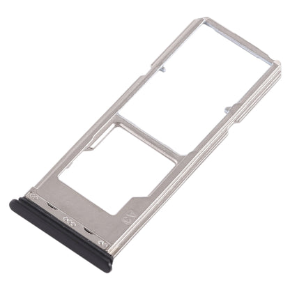 For Vivo Y53 2 x SIM Card Tray + Micro SD Card Tray (Black) - Card Tray by buy2fix | Online Shopping UK | buy2fix
