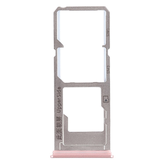 For Vivo Y53 2 x SIM Card Tray + Micro SD Card Tray (Rose Gold) - Card Tray by buy2fix | Online Shopping UK | buy2fix