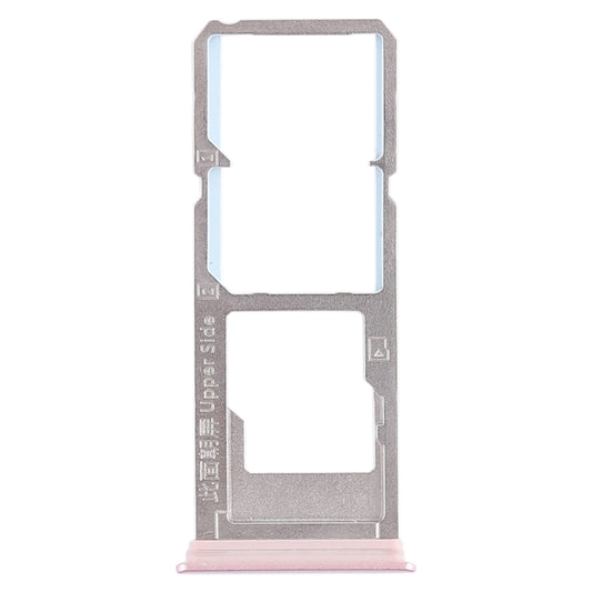 For Vivo Y79 2 x SIM Card Tray + Micro SD Card Tray (Rose Gold) - Card Tray by buy2fix | Online Shopping UK | buy2fix
