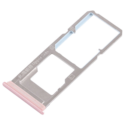 For Vivo Y79 2 x SIM Card Tray + Micro SD Card Tray (Rose Gold) - Card Tray by buy2fix | Online Shopping UK | buy2fix