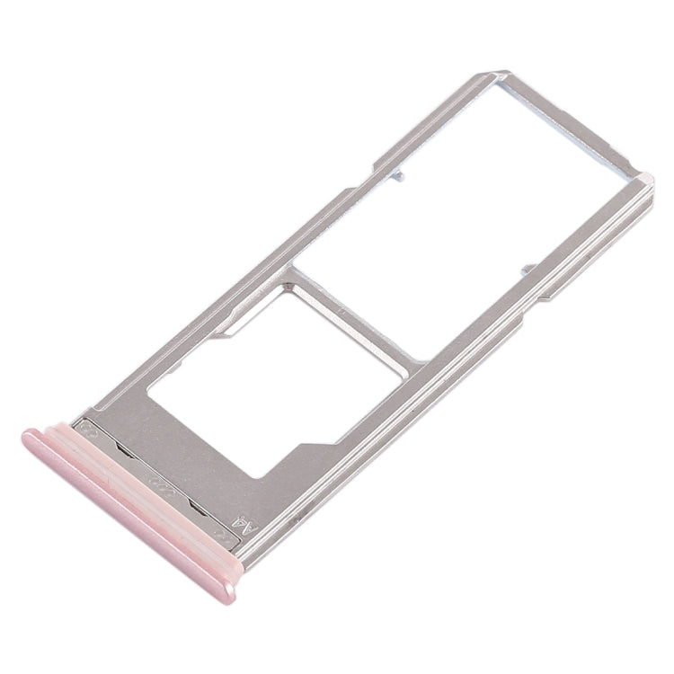For Vivo Y79 2 x SIM Card Tray + Micro SD Card Tray (Rose Gold) - Card Tray by buy2fix | Online Shopping UK | buy2fix