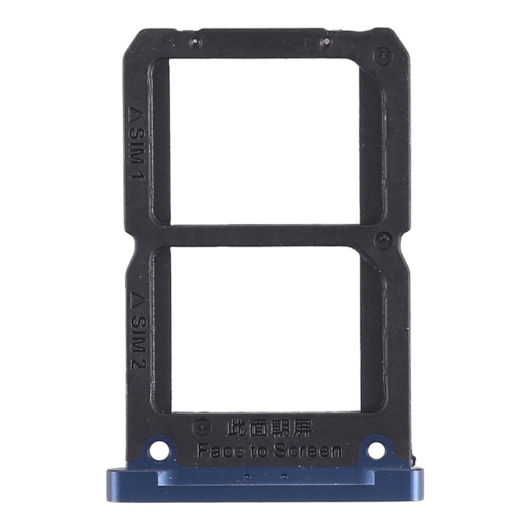 For OPPO R17 2 x SIM Card Tray (Blue) - Card Tray by buy2fix | Online Shopping UK | buy2fix