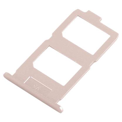 For Vivo X7 Plus 2 x SIM Card Tray (Gold) - Card Tray by buy2fix | Online Shopping UK | buy2fix