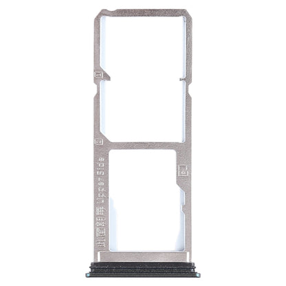 For Vivo Y75 2 x SIM Card Tray + Micro SD Card Tray (Black) - Card Tray by buy2fix | Online Shopping UK | buy2fix