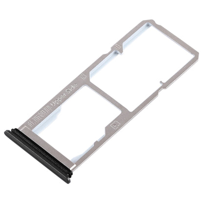 For Vivo Y75 2 x SIM Card Tray + Micro SD Card Tray (Black) - Card Tray by buy2fix | Online Shopping UK | buy2fix