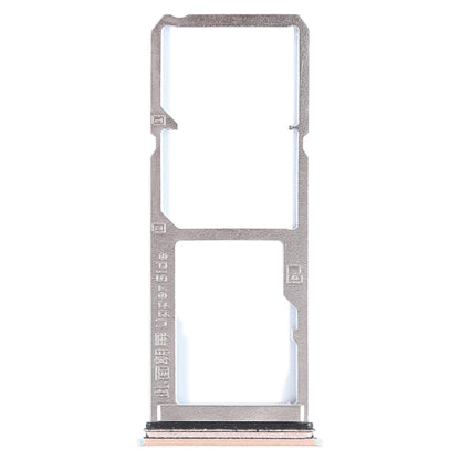 For Vivo Y75 2 x SIM Card Tray + Micro SD Card Tray (Gold) - Card Tray by buy2fix | Online Shopping UK | buy2fix