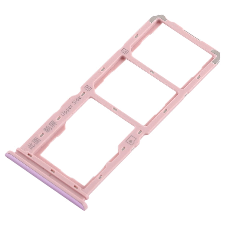 For Vivo Y97 2 x SIM Card Tray + Micro SD Card Tray (Rose Gold) - Card Tray by buy2fix | Online Shopping UK | buy2fix