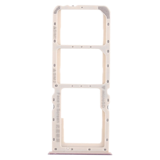 For OPPO A5 / A3s 2 x SIM Card Tray + Micro SD Card Tray (Purple) - Card Tray by buy2fix | Online Shopping UK | buy2fix