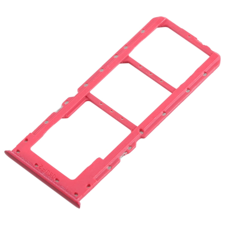 For OPPO A5 / A3s 2 x SIM Card Tray + Micro SD Card Tray (Red) - Card Tray by buy2fix | Online Shopping UK | buy2fix